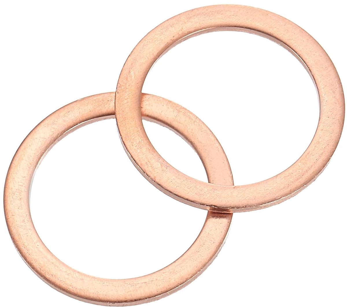 M20 sluitring, 12 stuks koperen ringsluitringen, 26 mm OD 1,5 mm dik, metalen afdichtring voor schroeven, bouten, moeren