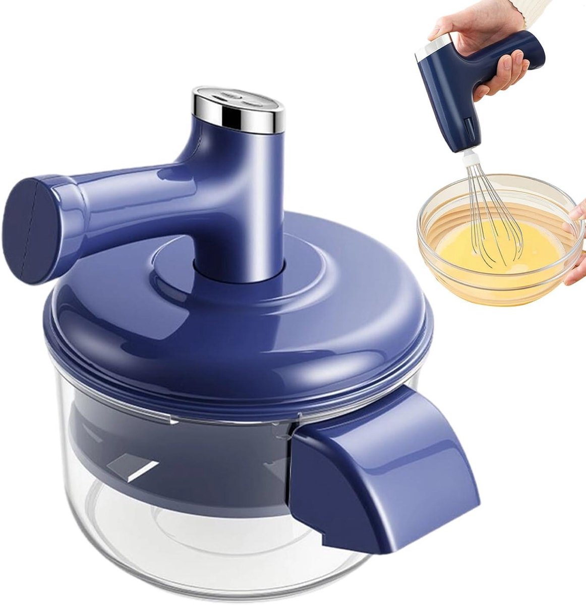 Druiven Schilmachine - Fruit Peller - Snelle Voedselbereiding - Automatische Rotatie - 208 x 208 x 25 cm - Blauw