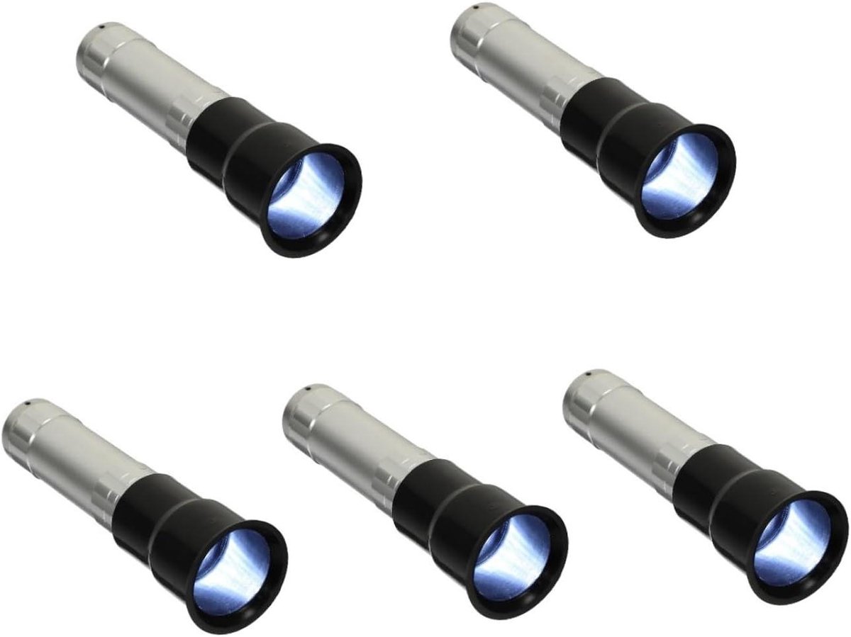Eierlamp Incubator - Ei Tester - Ontwikkeling Volgen - Oplaadbare LED - 5 Stuks - Zilver