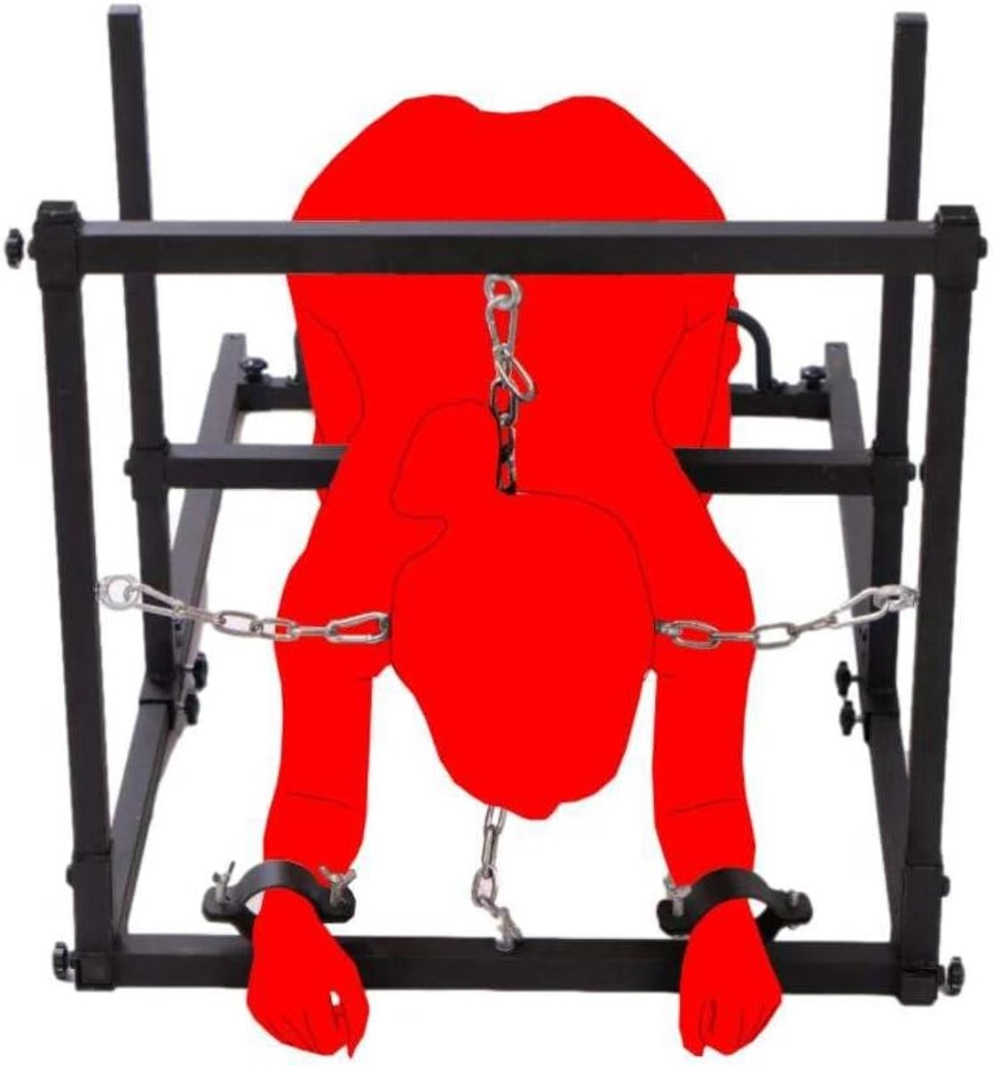 BDSM meubel handboeien nek armen benen - doggy positie - stevig ontwerp - voor spannende ervaringen - SnelShoppen
