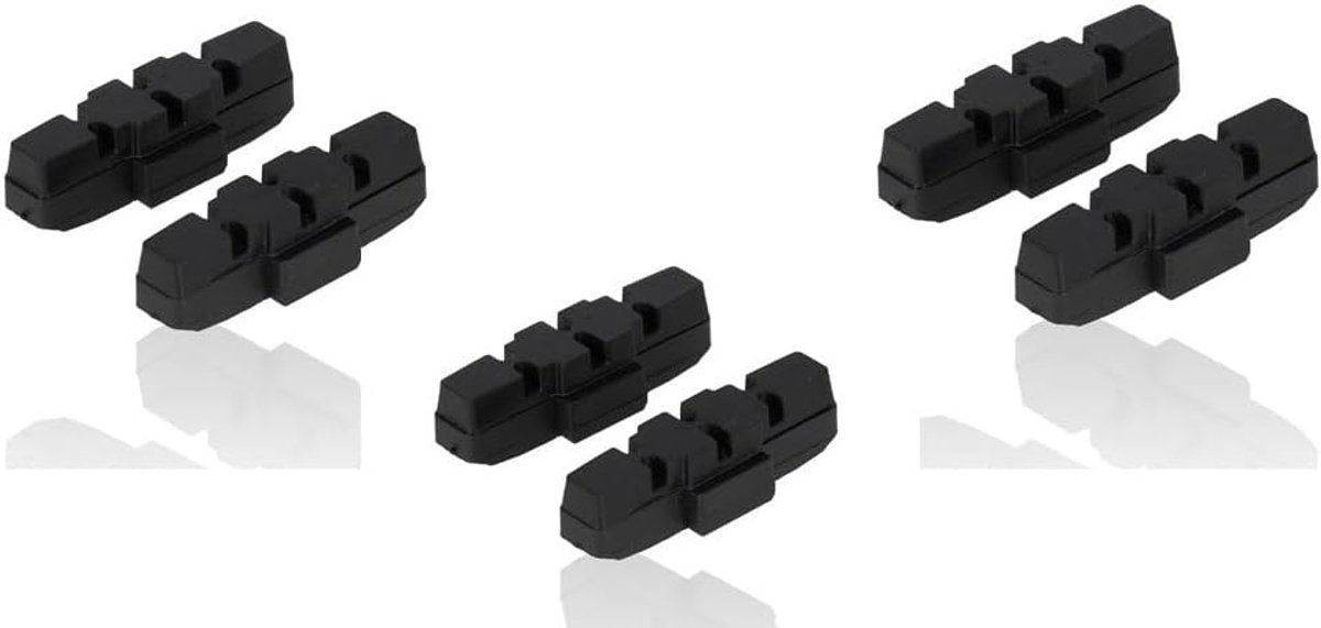 Fietsschijfremblokjes 50mm - 6 Stuks Zwart - Geschikt voor HS33 & HS11 - Optimale remkracht voor e-bikes - SnelShoppen