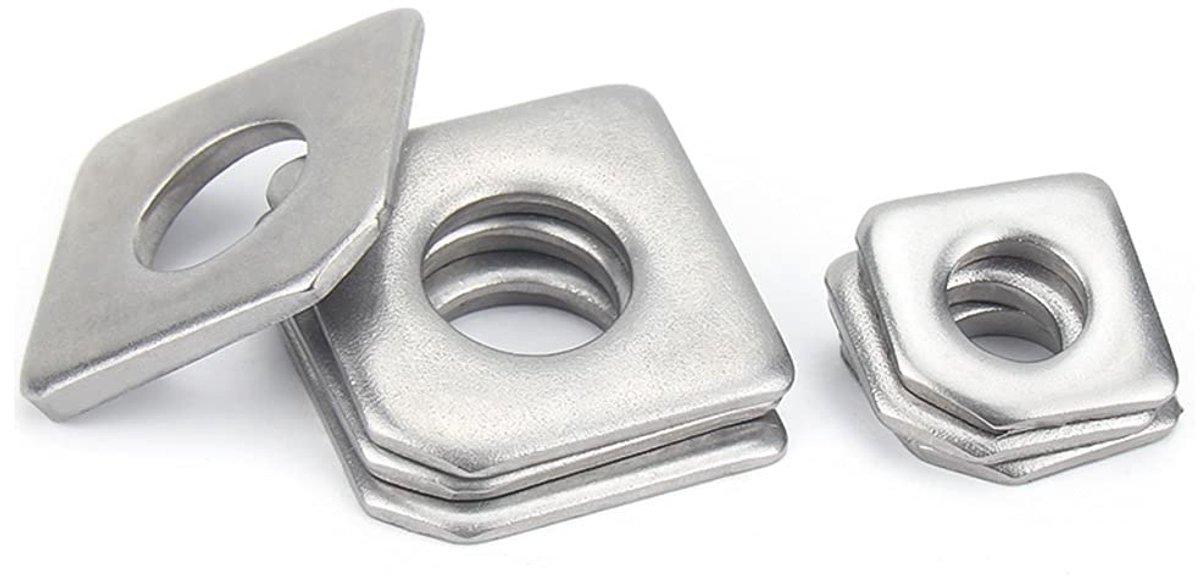 Vierkante Schuine Schuine Ring, Roestvrij Staal Vierkante Vergrendelbare Schuine Ring