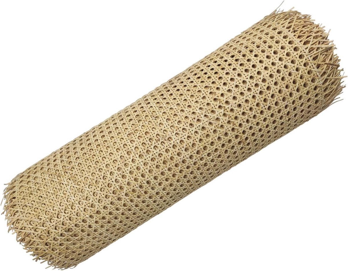 Ongebleekte, natuurlijke rotan, rietweefsel, rietgaas, 50 cm x 50 cm/100 cm/200 cm - Upcycle meubels, doe-het-zelf projecten, woondecoratie (50 x 200 cm)