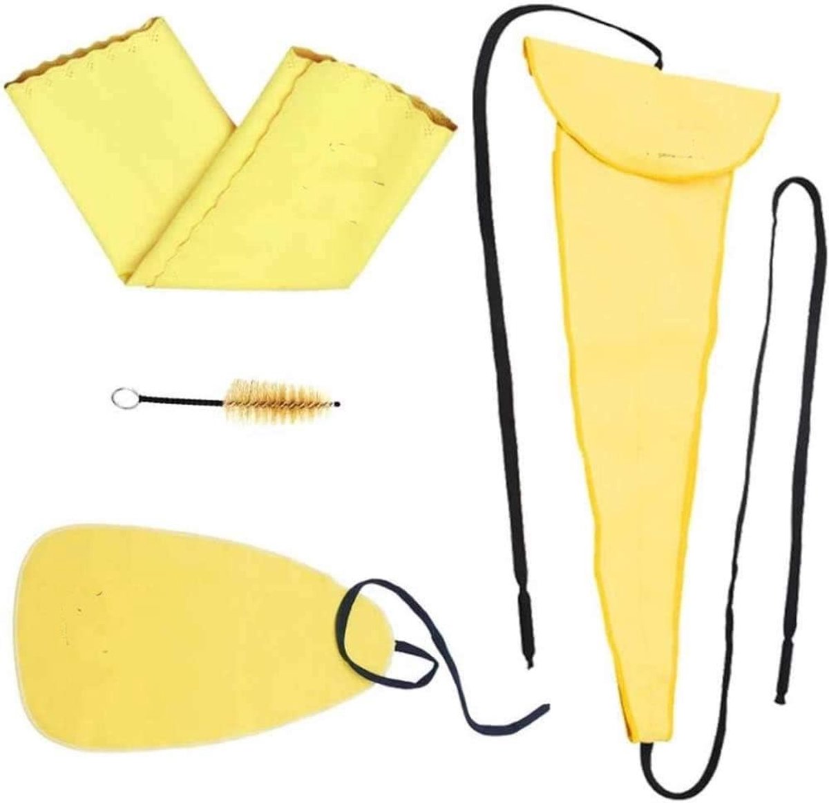 Saxofoon reinigingsset 4-in-1 - borstel en reinigingsdoek - voor verschillende instrumenten - optimale verzorging - SnelShoppen