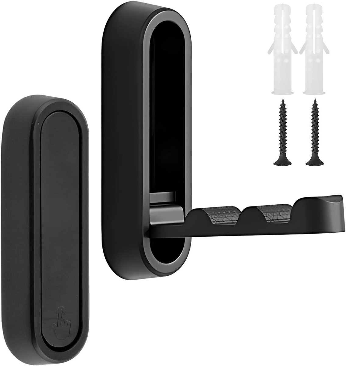 Wandhaak 2 Stuks - Vouwbare Zinklegering - Onzichtbare Wandmontage - Ruimtebesparend - SnelShoppen