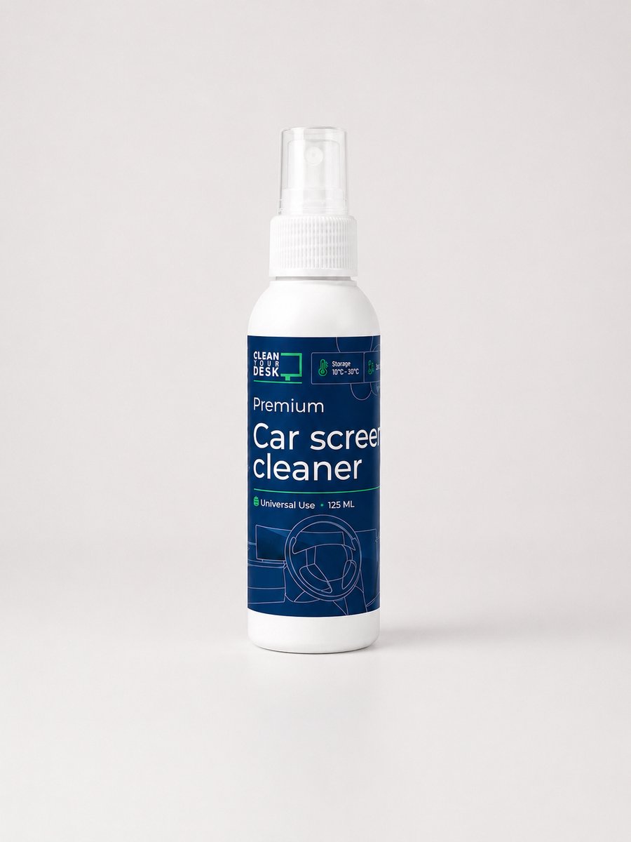 Clean Your Desk - Car Screen Cleaner - Autoschermreiniger - schoonmaak set - Voor CarPlay en touchscreens