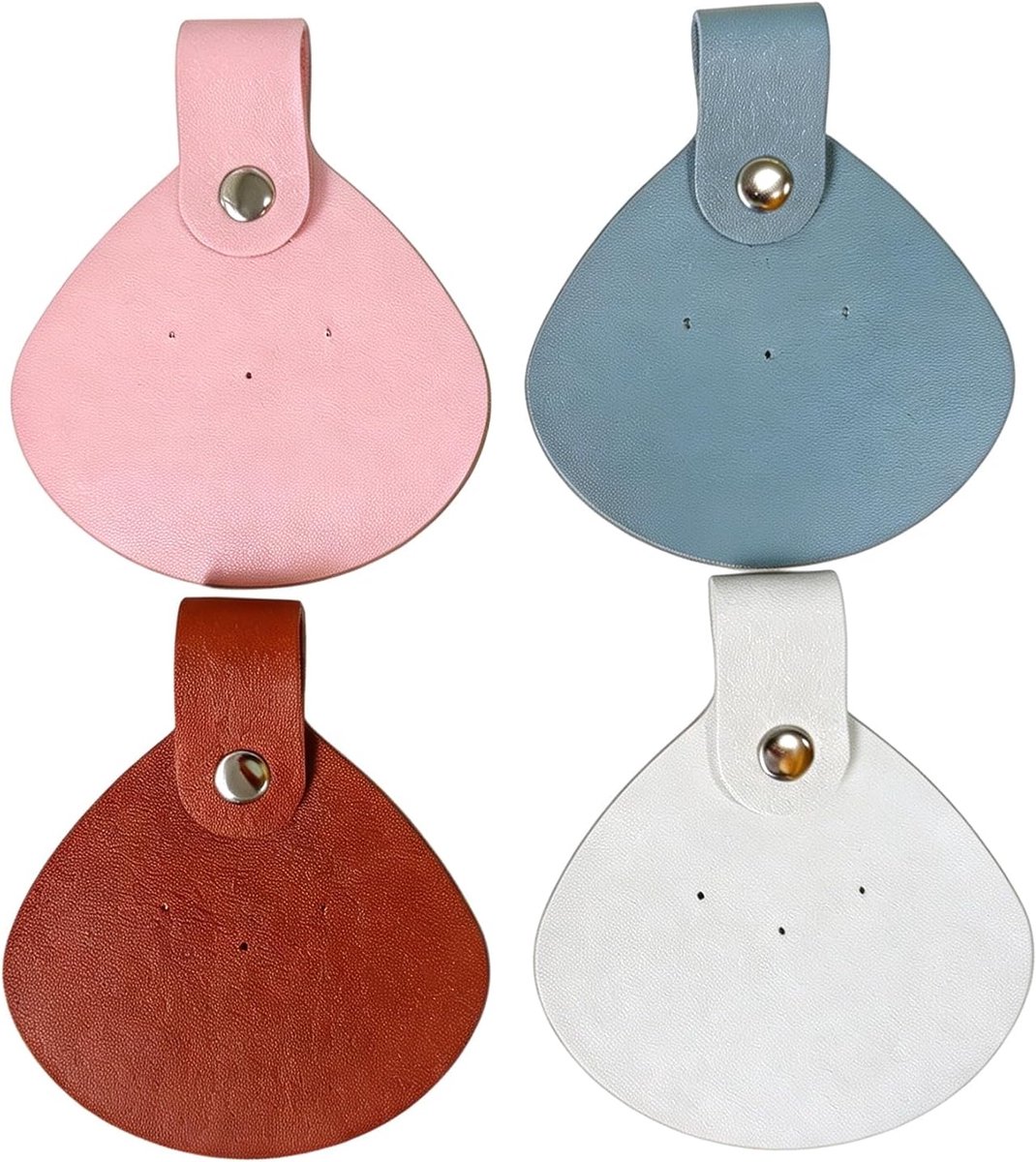 Zonne- en neusbescherming 4 stuks - zachte leren pads - antislip - voor optimaal comfort - m-winkel