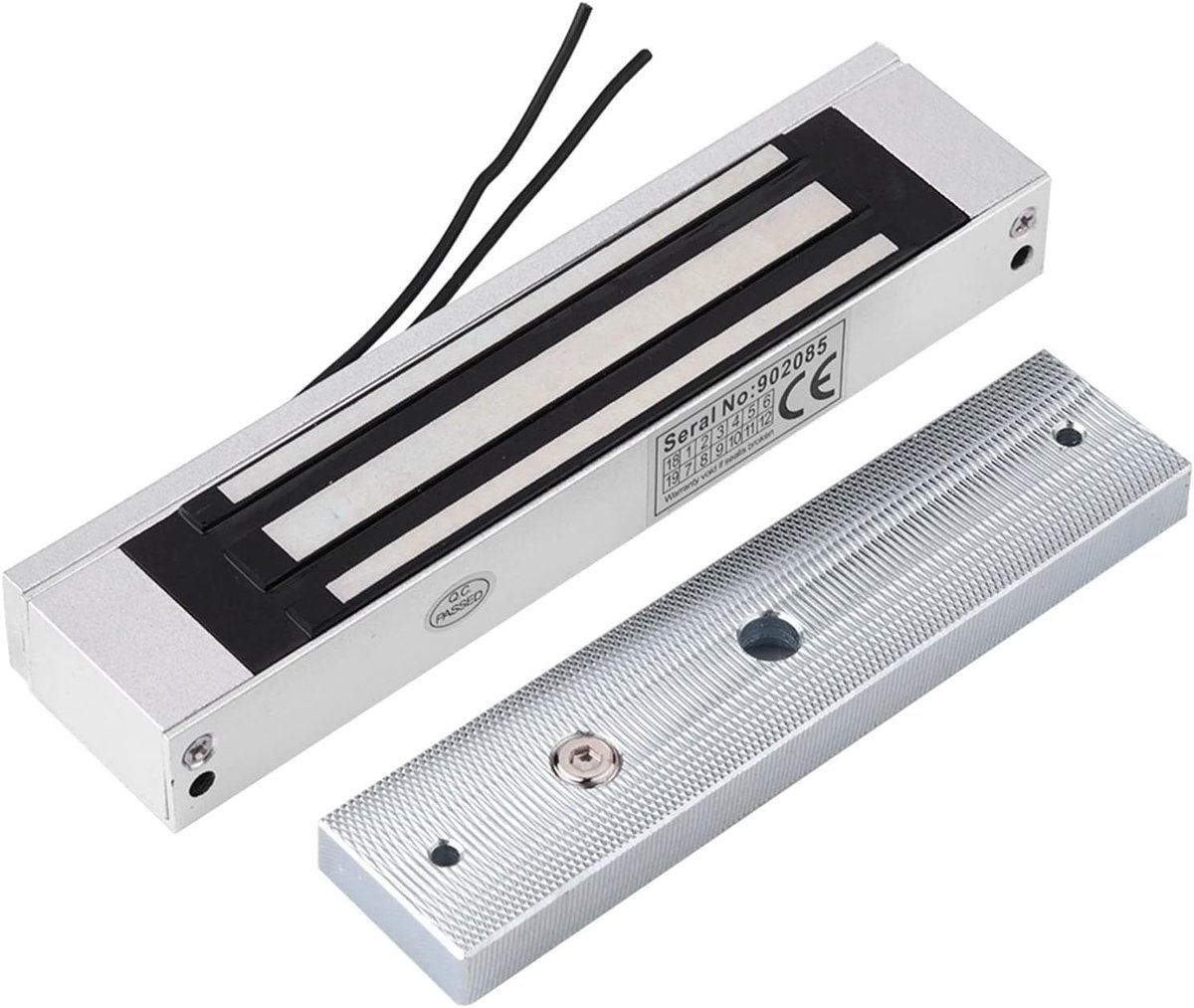 Elektrische Magneetdeurhanger 180kg - Mini Magnetisch Slot - Anti-diefstal Bevestiging - Betrouwbare Beveiliging - SnelShoppen