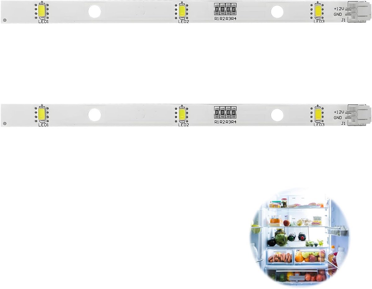 LED strip voor koelkast - 1629348 - koud wit - energiezuinig en eenvoudig te installeren - SnelShoppen