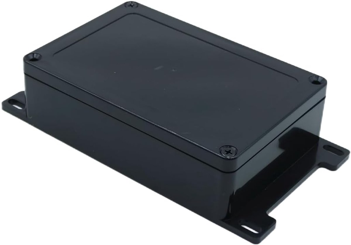 Junction box 150 x 100 x 44 mm - zwart ABS - IP65 waterproof en stofdicht - ideaal voor binnen- en buitenprojecten - SnelShoppen