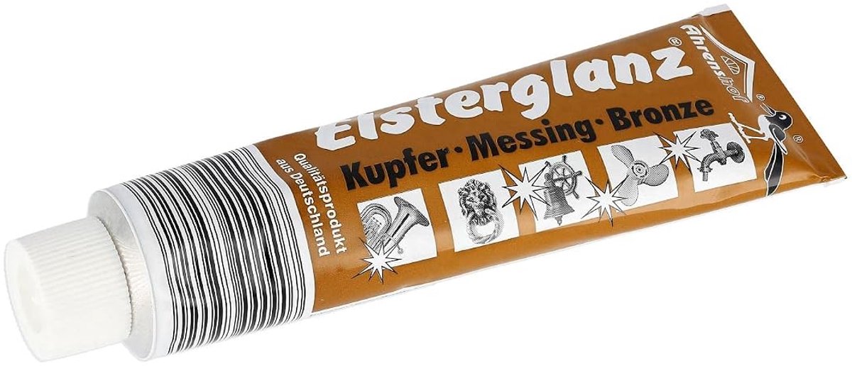 Polijstpasta 150 ml - koper, messing, brons - reinigt en beschermt - ideaal voor metalen oppervlakken - SnelShoppen