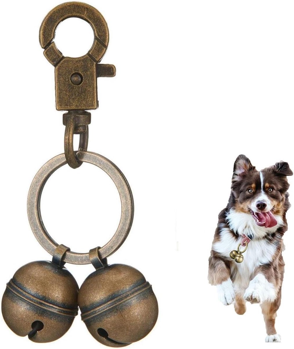 Hondenbel met Sterke Geluid - Messing - Voor Training en Decoratie - SnelShoppen