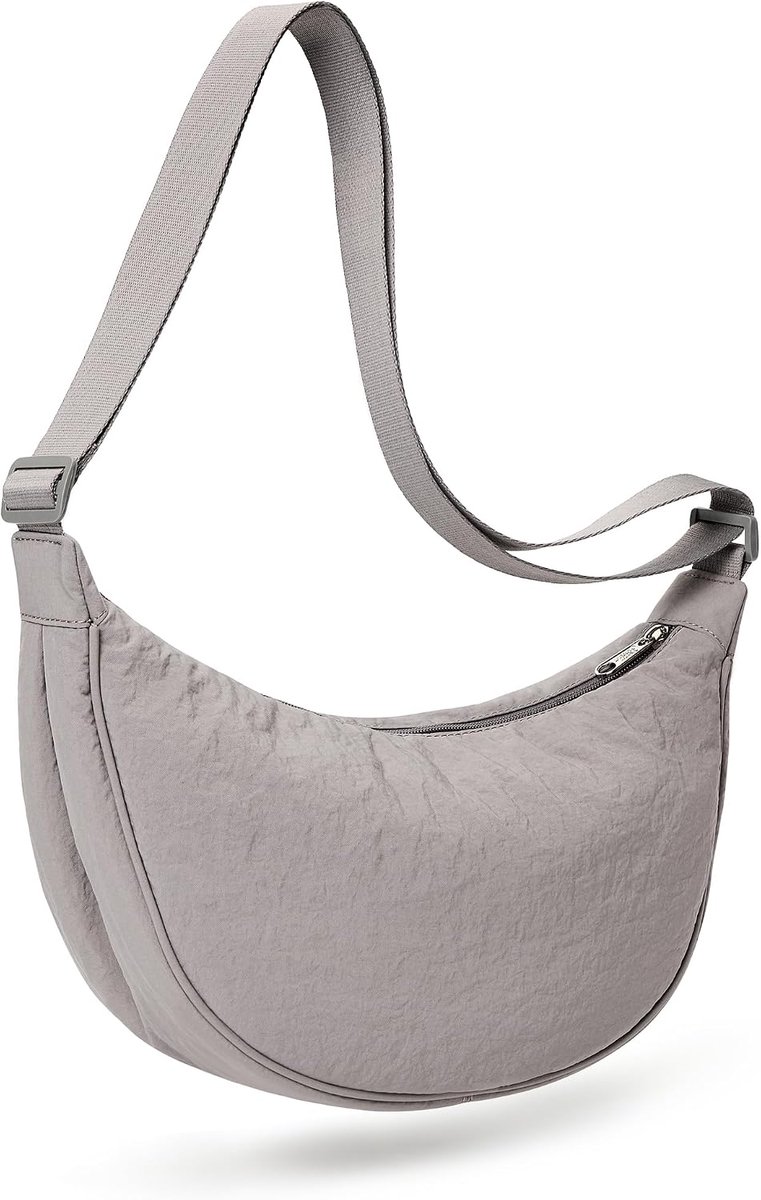 Crossbody tas voor vrouwen - nylon halfmaantasje - verstelbare schouderriem - ideaal voor dagelijks gebruik - SnelShoppen