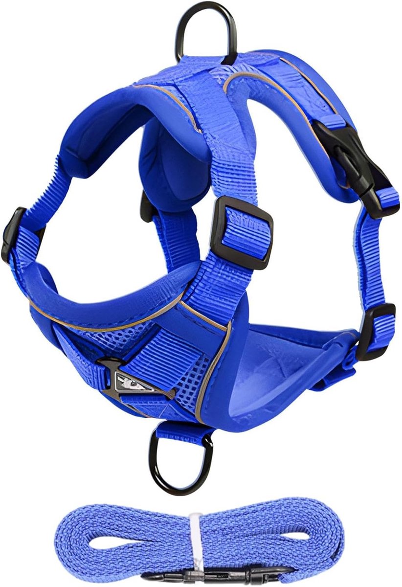Kattenharnas | Heavy Duty kitten riem | kattenharnas | en riem voor wandelen, ontsnappingsbestendig, verstelbaar harnas voor kittens