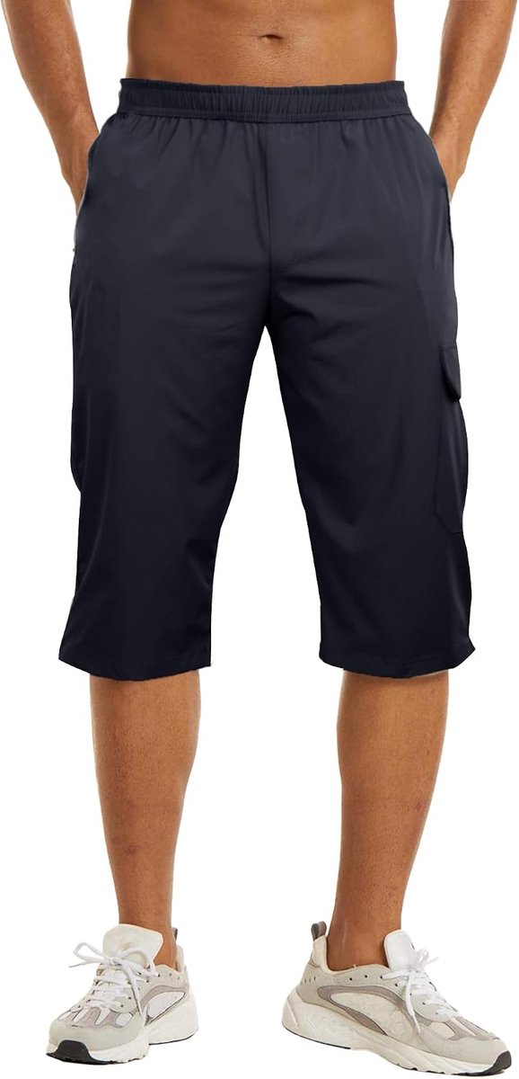 3/4 korte broek heren waterdichte cargo outdoor shorts wandelbroek heren stretch trekkingbroek MTB broek heren lange zomerbroek Serren