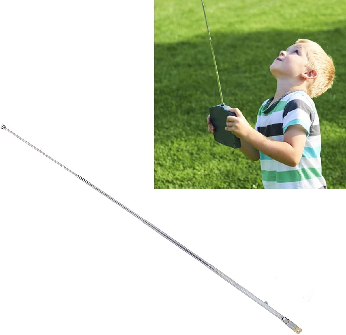 Radio Antenne Vervanging Telescopische Antenne Rvs Messing 4 Secties Vervanging Am Fm Radio Antenne Voor Tv Afstandsbediening