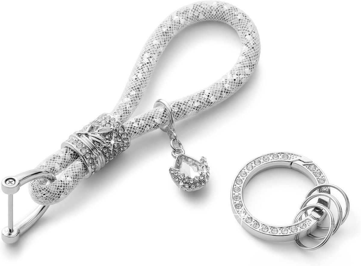 Dames Autosleutelhanger Glitter Autosleutelhanger voor Dames met Glitterkristallen