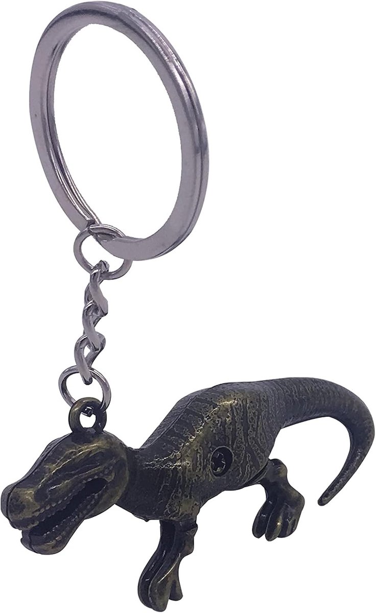Dinosaurus sleutelhanger motorfiets sleutelhanger 3D vintage herbivoor dinosaurus motorfiets sleutelhanger zinklegering decoratie sleutelhanger voor motorfiets motorfietsen scooters cruiser auto's