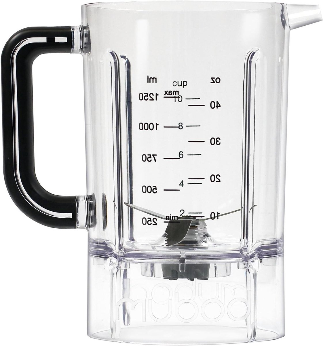Kan voor Blender - Reservekan Mixers - Smoothies Maken - Vaatwasserbestendig - 1.25 Liter - Transparant