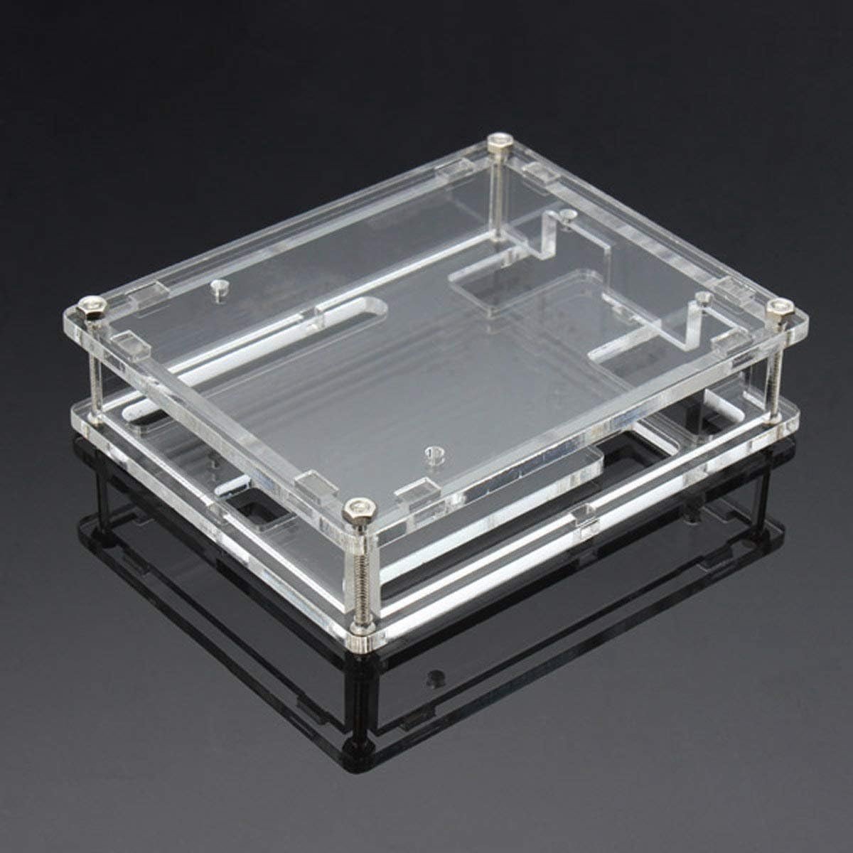 R3 behuizing nieuw transparant glanzend acryl computerbox compatibel met Arduino UNO R3