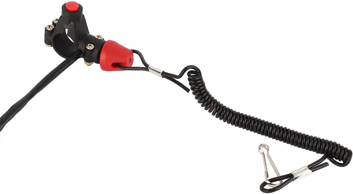 Switch Lanyard, 12V DC Motor Motor Aan Uit Switch Mini Moto Cord Quad Veiligheidskoord Switch voor Motor ATV Quad Crossmotor Automotive schakelaars