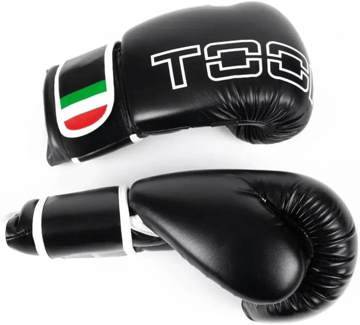 Bokshandschoenen 10 OZ - Faux leer - Tricolor manchet - Ideaal voor training - SnelShoppen