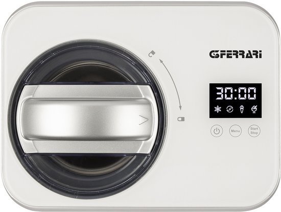 G3 Ferrari Neve, Traditionele ijsmachine, 1 l, 1 kommen, Roestvrijstaal, LCD, 0,6 kg van G3 Ferrari — afbeelding 4