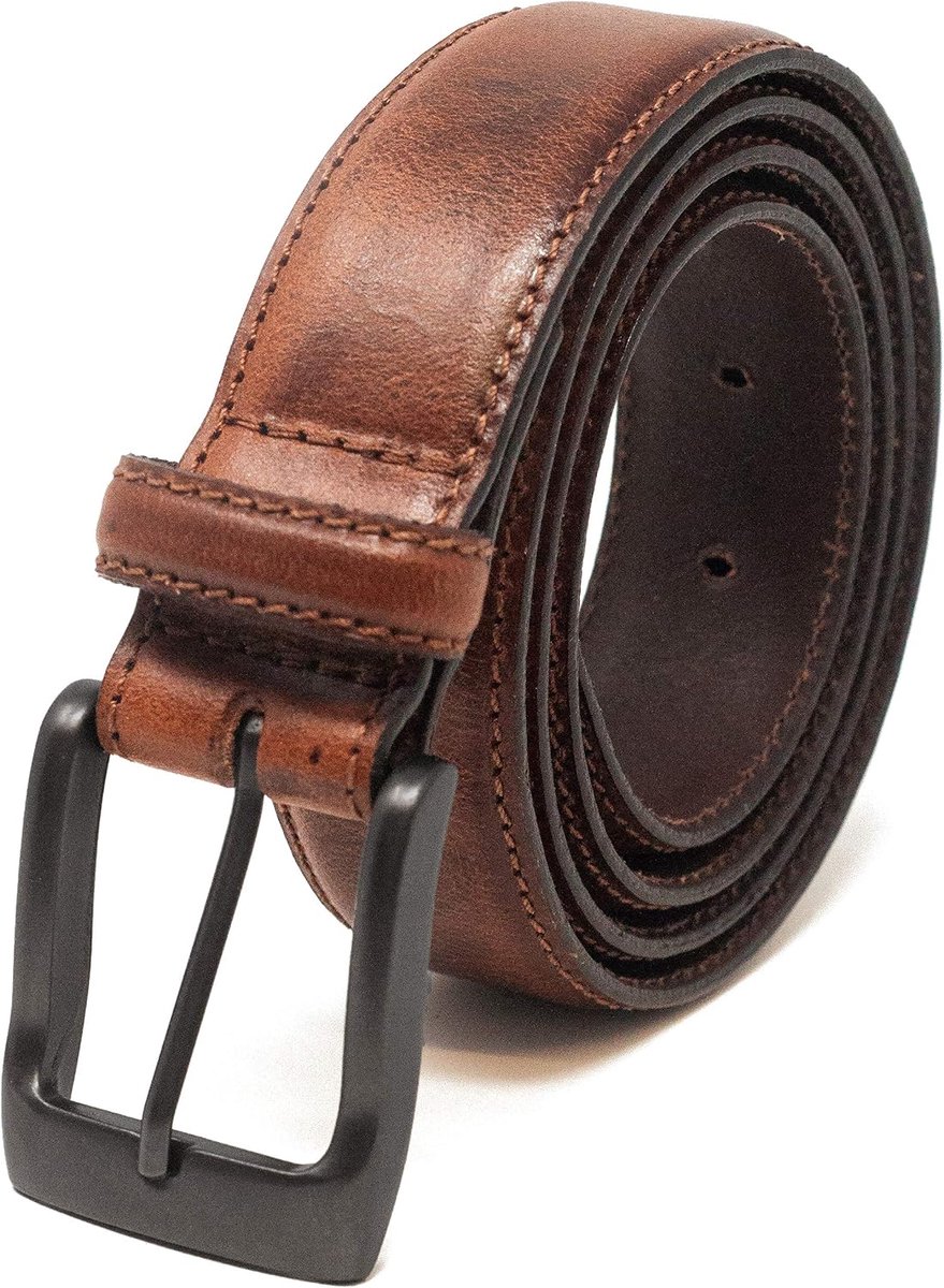 Ridge Heren 32mm Volledig Leer Pak Riem
