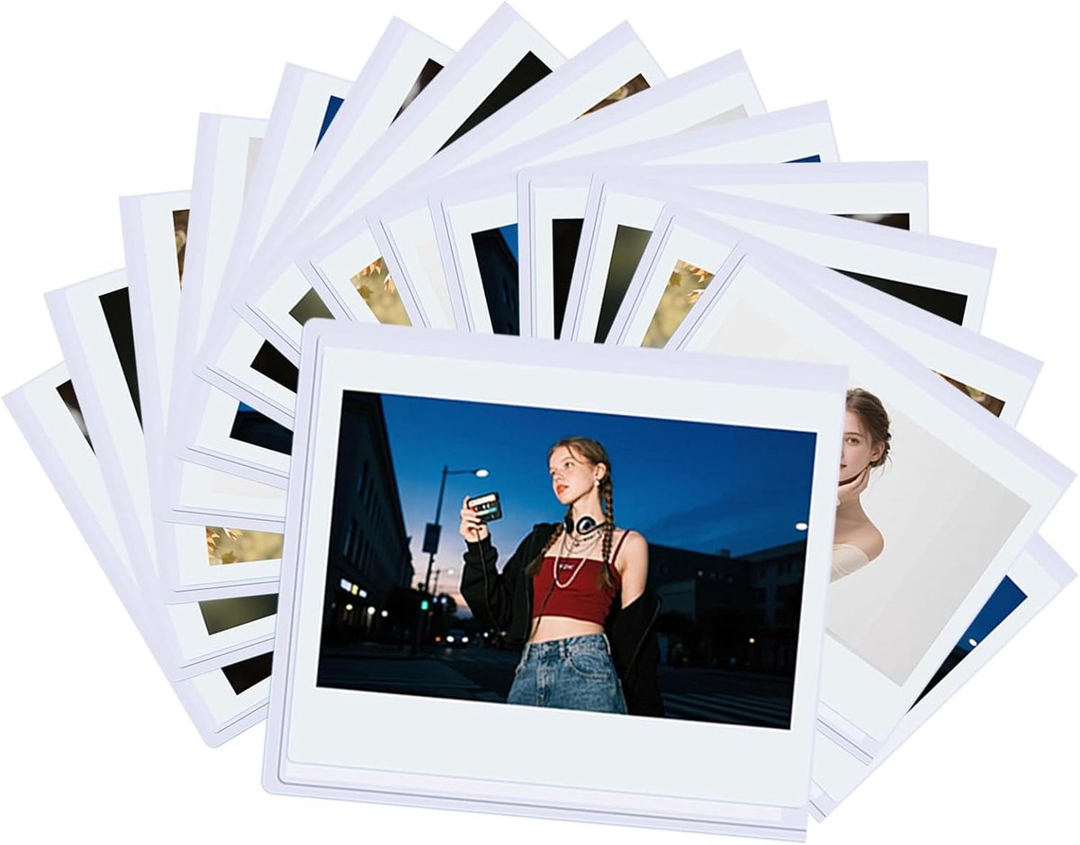 Set van 15 Magnetische Fotolijsten 3x4,3 Inch - Flexibel PP Materiaal - Sterke Magnetische Achterkant - ShopVlot