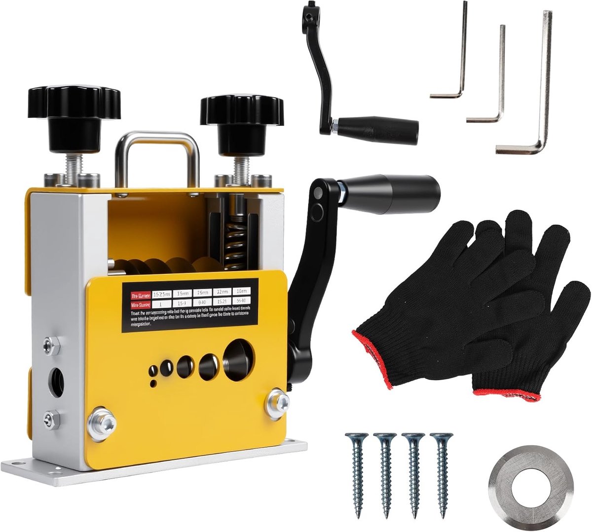 Draadstripmachine 3-17mm - Handmatige en elektrische kabelstripper - 6 kanalen en messen - ShopVlot