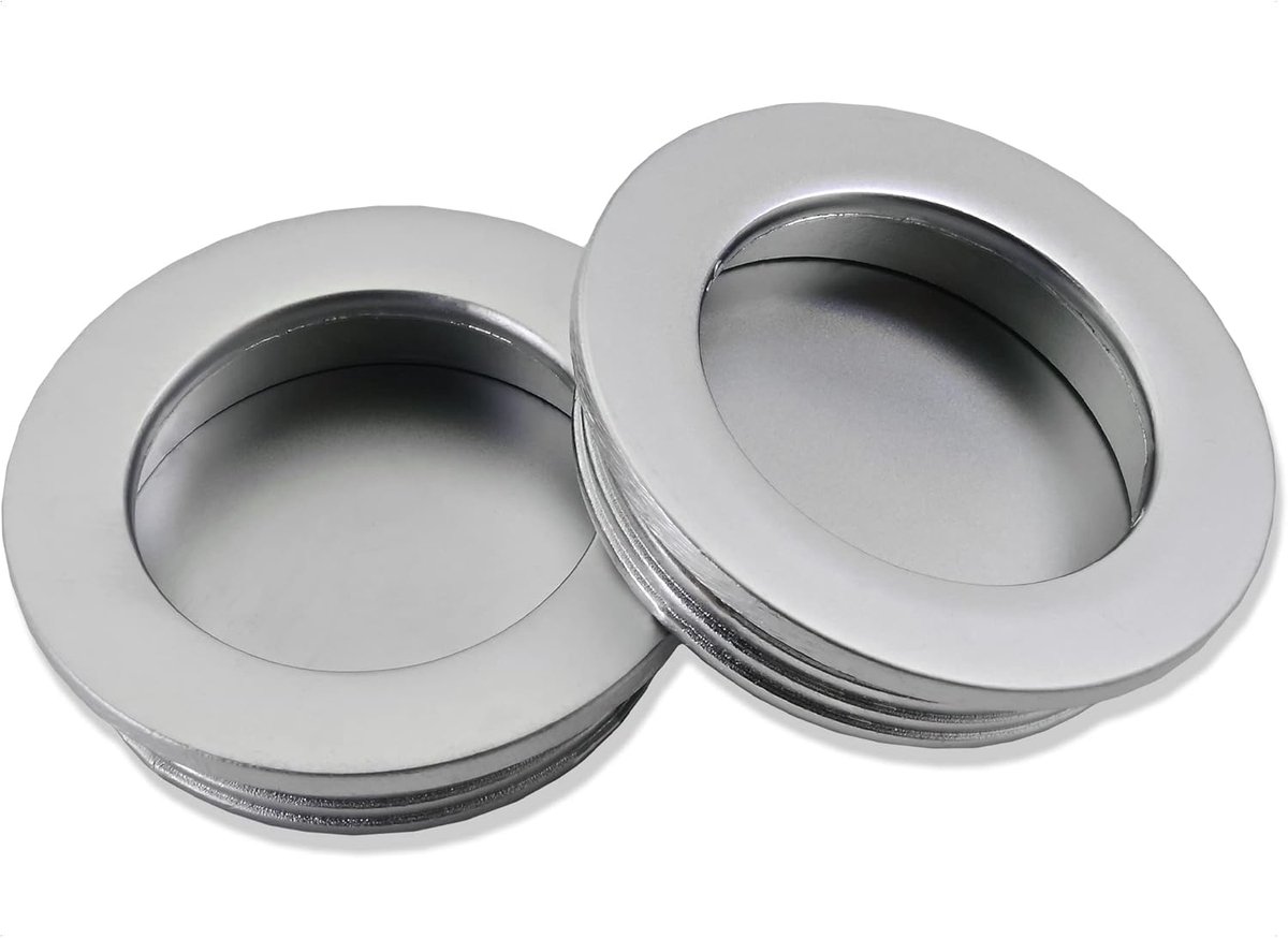 Meubelhendels Ø40.5 mm - Aluminium - Modern design - Perfect voor kasten en deuren - ShopVlot