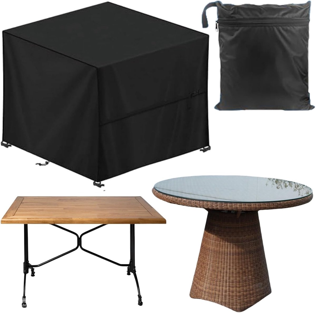 Tafelkleden tuin tafel - waterdichte hoes - beschermt tegen weersinvloeden - ideaal voor buitengebruik - ShopVlot