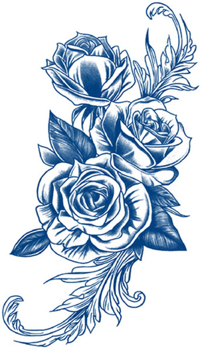 Tijdelijke tattoo Rosy Elegance 2 weken