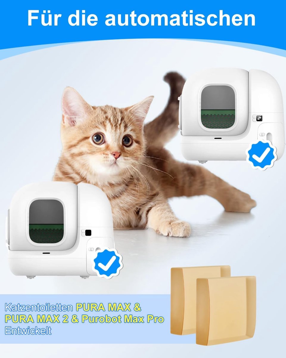 Kattenbakvulling N50 - Set van 4 - Zelfreinigend - Professionele geurcontrole voor Purobot Max Pro - ShopVlot