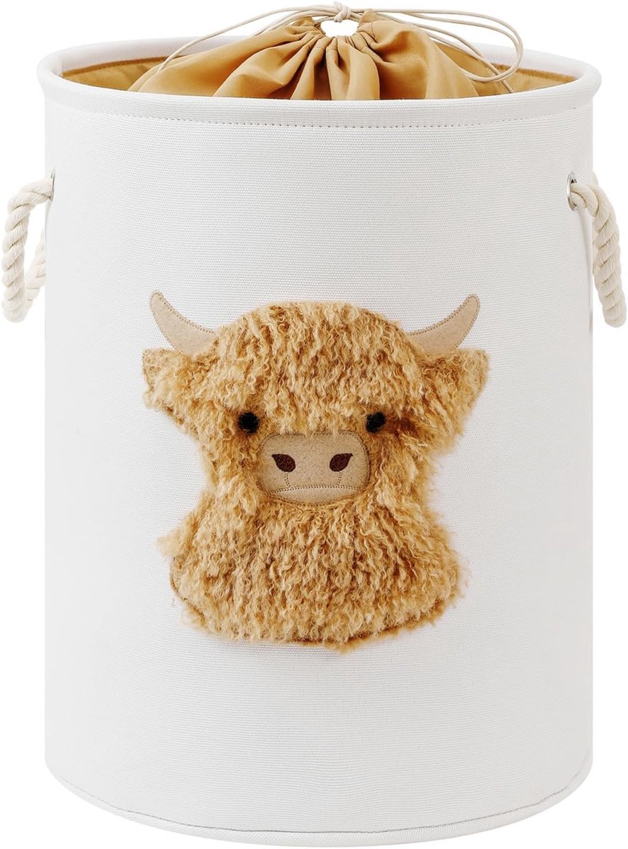 Wasmand baby - Hooglander - Schattig ontwerp - Ideaal voor de kinderkamer - ShopVlot