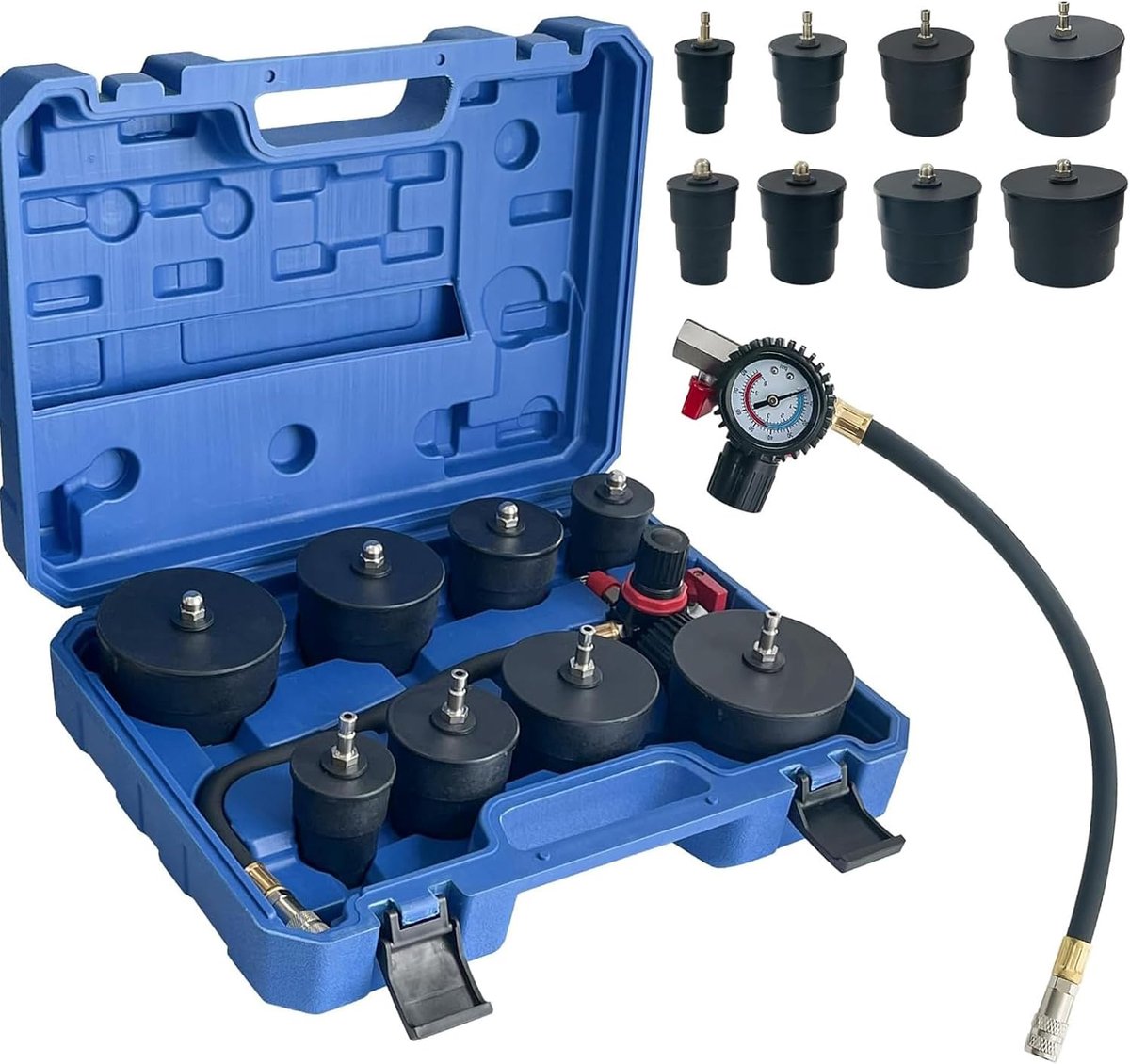 Lektesters voor turbo-systeem - Set met 9 stuks - Robuuste materialen - Voor nauwkeurige drukmetingen - ShopVlot