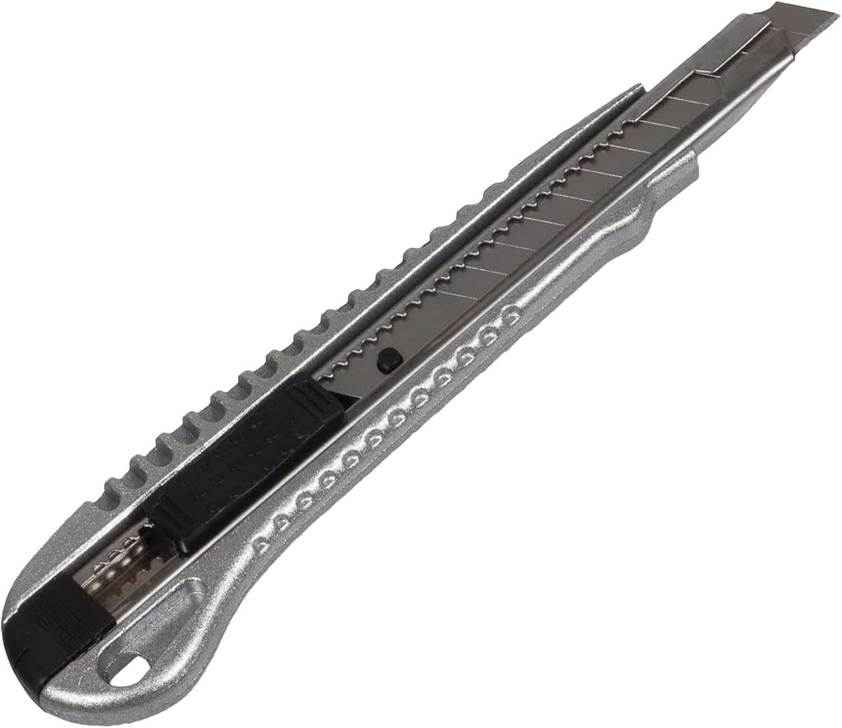 Cutter mes 9 mm - aluminium - ergonomisch ontwerp - ideaal voor diverse materialen - ShopVlot