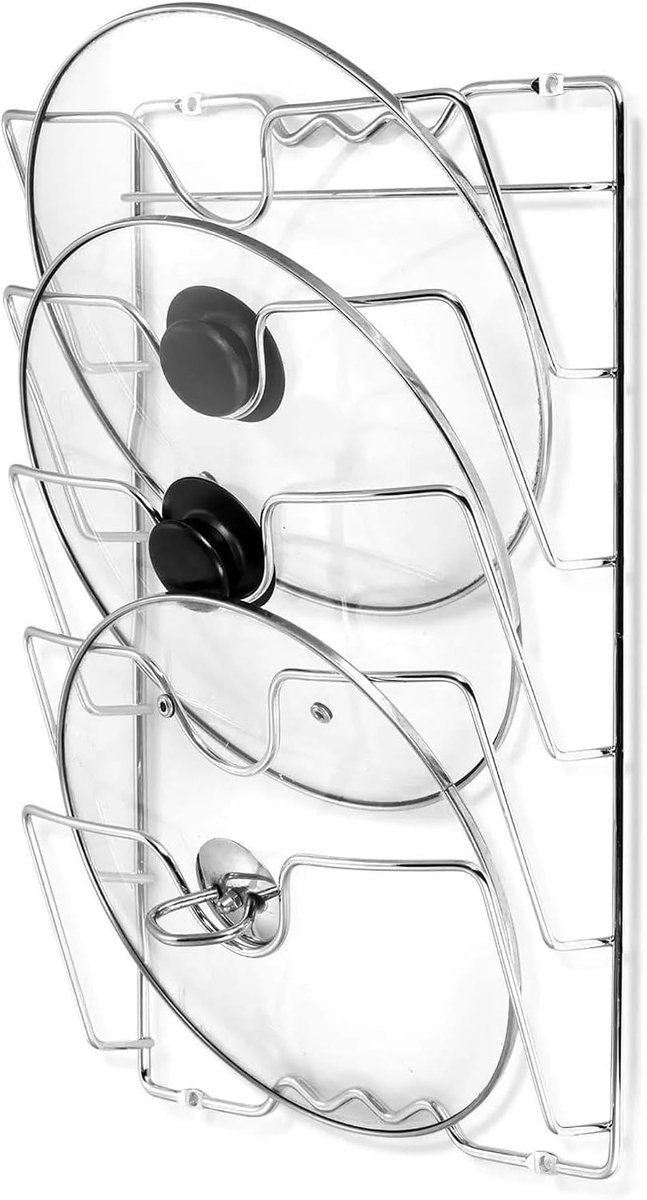 Pannen deksel houder - Keuken kast organizer - Pan rack - Ruimtebesparend - ShopVlot