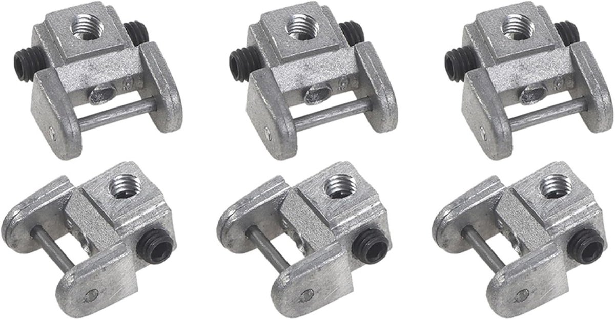 6-delige ombouwset decoupeerzaagbladhouder - adapter zonder pen - metalen houder - voor professionele houtbewerking - ShopVlot