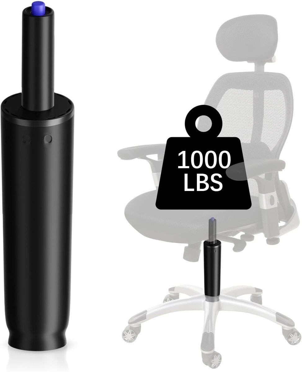Gaslift Cilinder Vervanging 4-inch - Universele Maat - 1000lbs Capaciteit - Verhoog je bureaustoel - ShopVlot