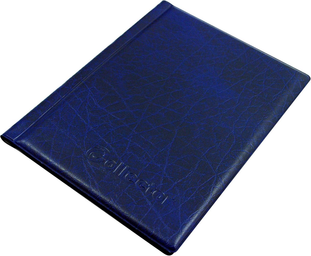 Muntalbum voor 108 munten - Blauwe coin book - Hoogwaardige kwaliteit - Perfect voor verzamelaars - ShopVlot