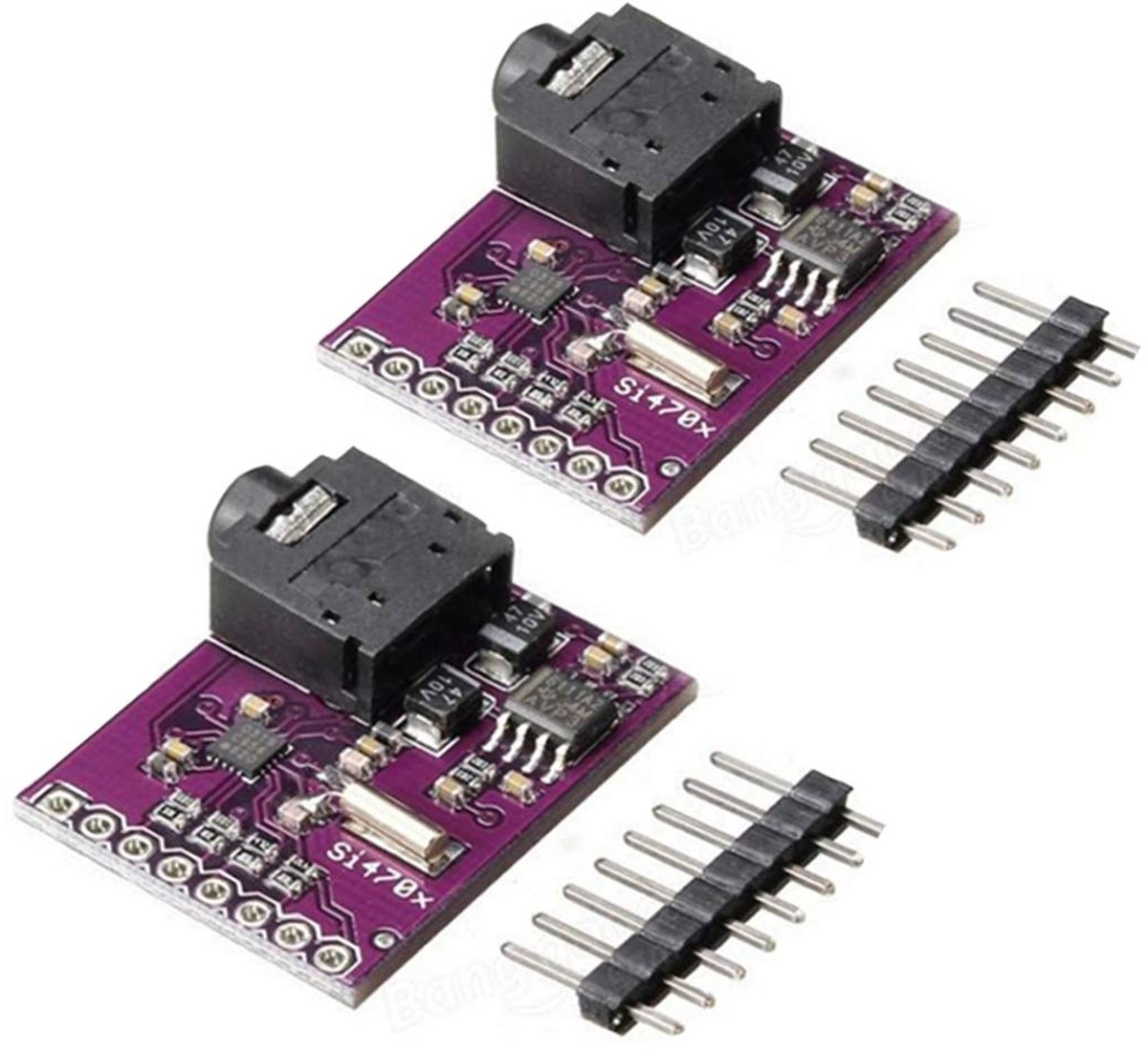 2 stuks Si4703 RDS FM-radio tuner evaluatiekaart voor AVR PIC ARM