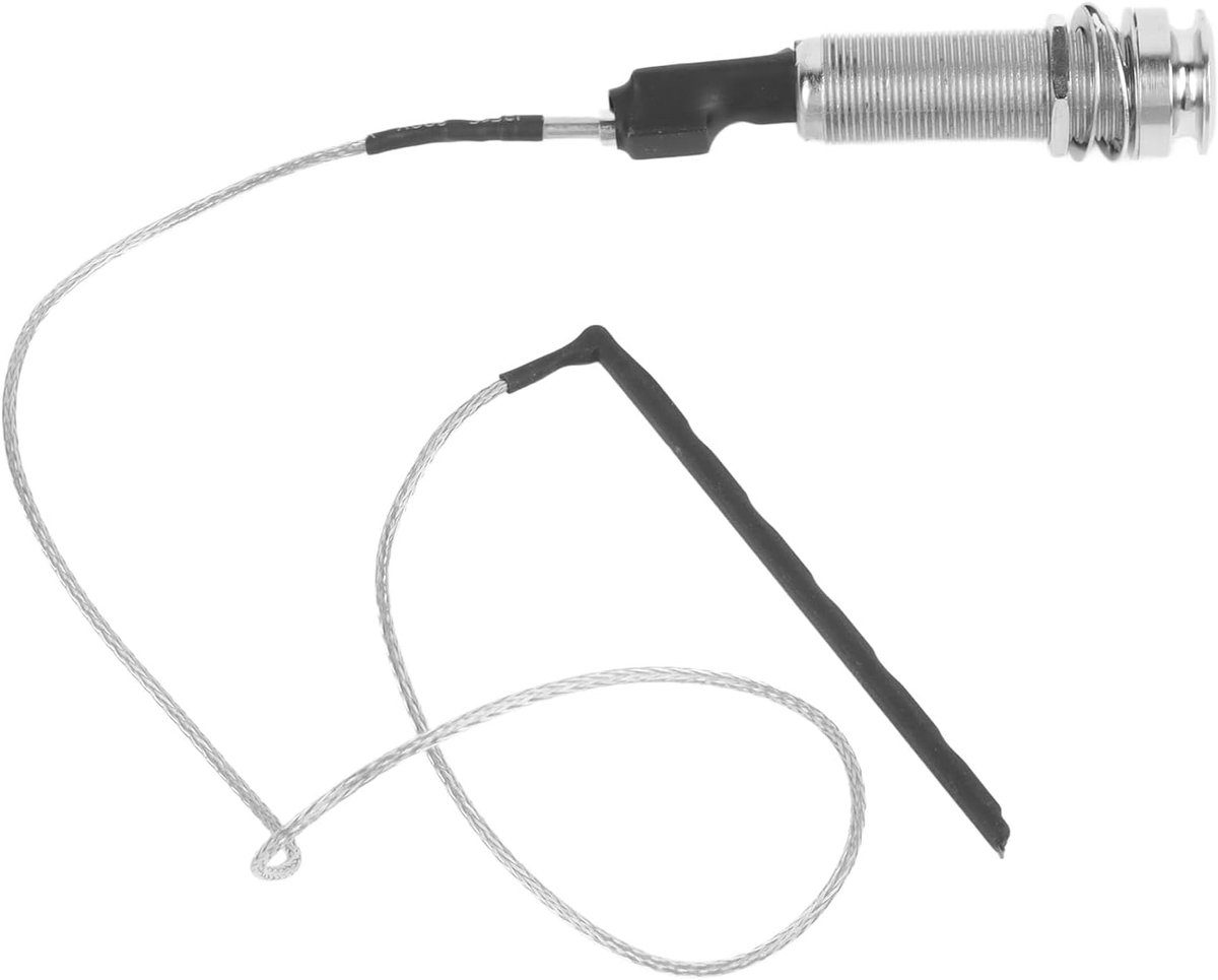 Gitaar Pickup, Hoge Kwaliteit Geluid Onder Zadel Piezo Pickup Stick met 6,35 mm Aansluiting for Muzikanten Live Optredens Studiorecorderen Thuisoefenen