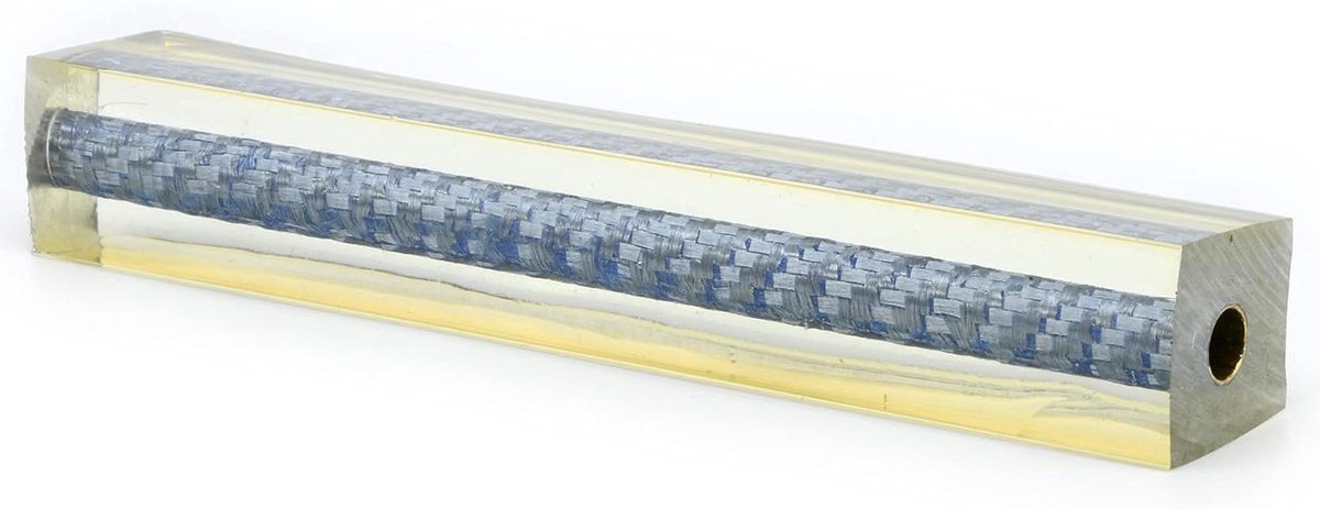 Acryl Pen Blank - Pen Hout Draaien - Pen Maken - Voorgeboorde Koperen Buis - 7 mm - Carbon Fiber