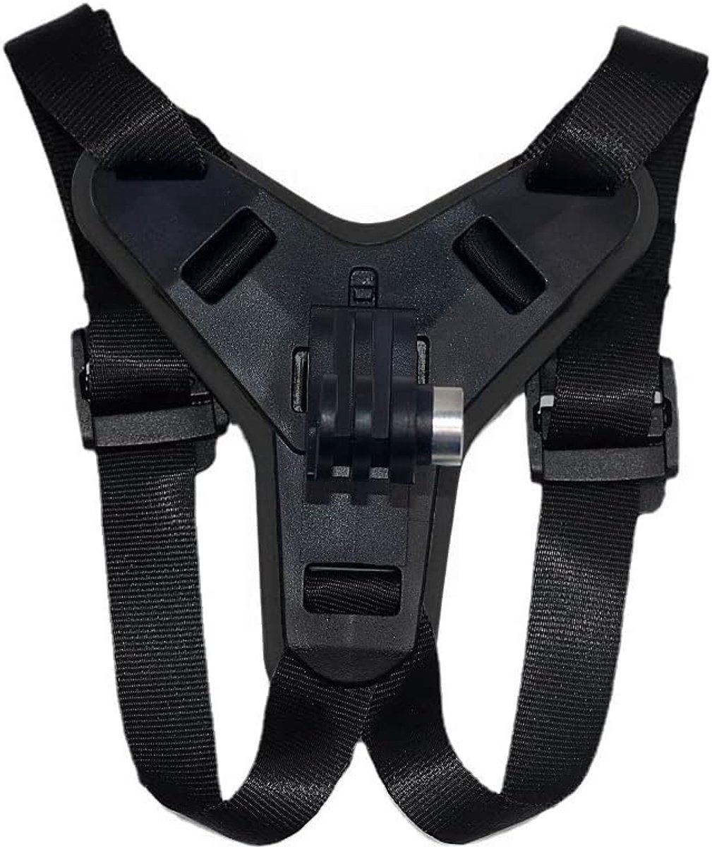 Chin Fixing Holder Helm Chin Mount voor Gopro Hero 8/Hero 7/Hero 6/Hero 5/Yi/SJ Cam-Zwart