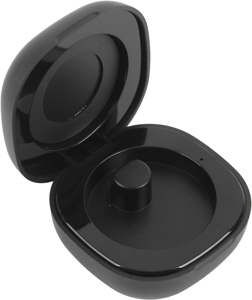Oplaadbox Smart Ring - Oplaadetui Ring - Onderweg Opladen - Magnetische Poort - 43x43x25mm - Zwart