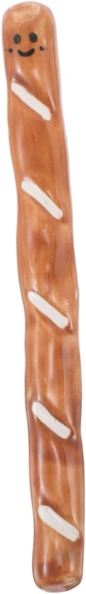 Keramische Roerstaaf - Drankmixer Barlepel - Dranken Roeren - Creatief Stokbrood Design - 12.8 x 1.2 x 1 cm - Bruin