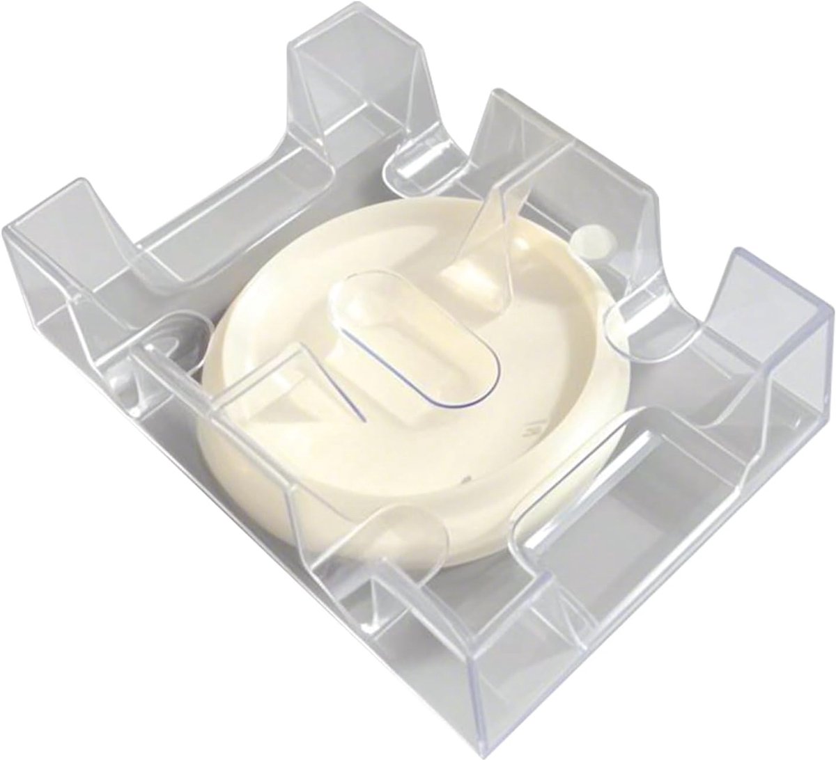 Kaarten Speelkaart 2 Deck/6 Deck Roterende Kaartlade Handige SpeelKaarthouder Clear Card Game Organizer (Put 2 Poker)