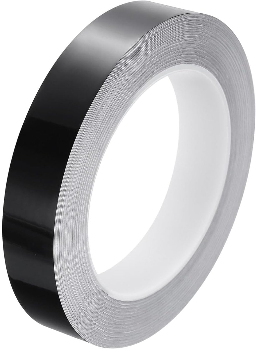 Vloertegels zwart folielijnen metallic spiegeltape 0,79 inch x 22,5 m Ft zelfklevend decor vloerwand naadsticker waterdichte kloofafdichting tape voor keuken badkamer kast