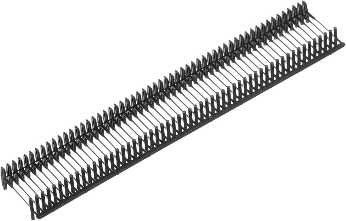 1000 stuks standaard tagging-festi, 10 mm, tagging-bars PP-tag voor prijsaanduiding, kledinglabelpistolen voor kleding, tassen, stof, zwart